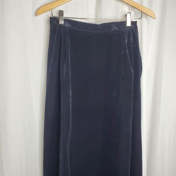 Summit of Boston Velvet Maxi Skirt w/ Embroidery - Picture 2 of 12